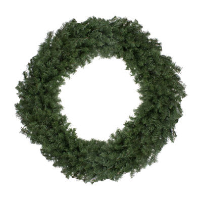 Canadian Pine Artificial Christmas Wreath  48-Inch  Unlit