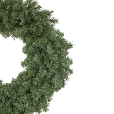 Canadian Pine Artificial Christmas Wreath  24-Inch  Unlit