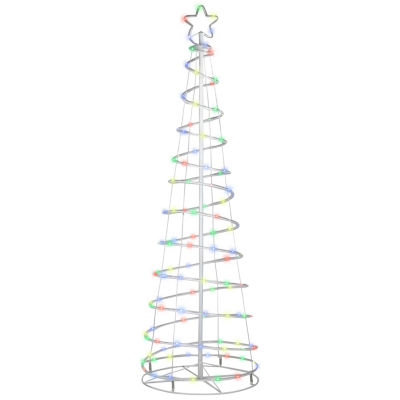 6' LED Color Changing Multiple Function Outdoor Spiral Christmas Tree