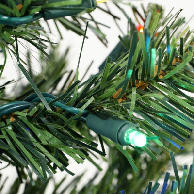 6 ft Pre-Lit LED Medium Mixed Classic Pine Artificial Christmas Tree - Multi Lights