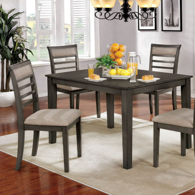 Chief 5-pc. Rectangular Dining Set, Color: Weathered Gray - JCPenney