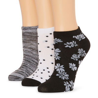 Mixit 3 Pair Low Cut Socks Womens - JCPenney