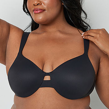 Ambrielle Natural Comfort T-Shirt Wireless Full Coverage Bra-96925, Color:  Heather Grey - JCPenney