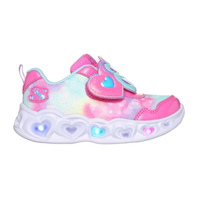 Skechers Heart Lights Lovin Reflection Toddler Girls Sneakers