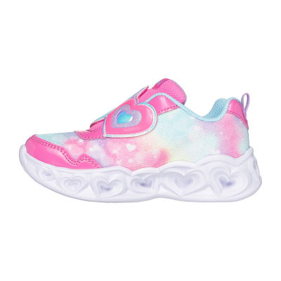 Skechers Heart Lights Lovin Reflection Toddler Girls Sneakers