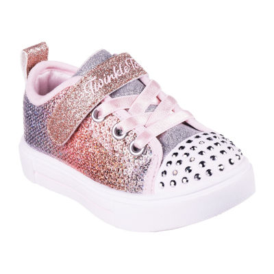Skechers Twinkle Sparks Sequin Flash Toddler Girls Sneakers
