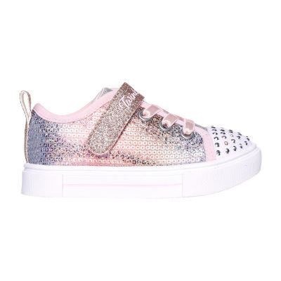 Skechers Twinkle Sparks Sequin Flash Toddler Girls Sneakers