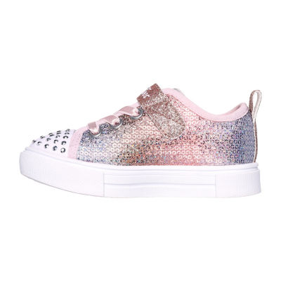 Skechers Twinkle Sparks Sequin Flash Toddler Girls Sneakers