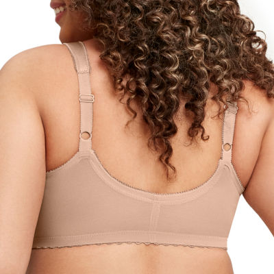 Glamorise Women's Plus Front Close Wonder Wire Bra with Smoothing