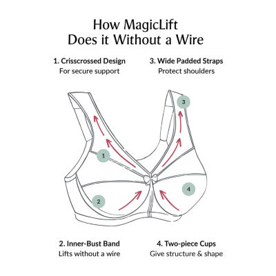 Glamorise MagicLift® Original Support Wirefree Bra-1000