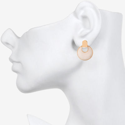 Bijoux Bar Delicates Round Drop Earrings
