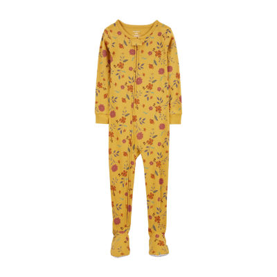 Carter's Toddler Girls Footed Long Sleeve One Piece Pajama