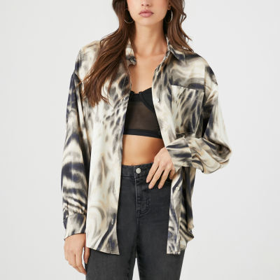 forever 21 silk shirt