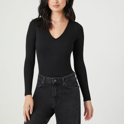 Forever 21 long sleeve clearance bodysuit