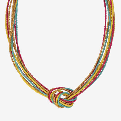 Mixit 19 Inch Beaded Necklace