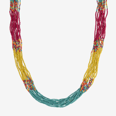 Mixit 39 Inch Beaded Necklace