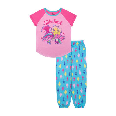 Little & Big Girls 2-pc. Trolls Pajama Set