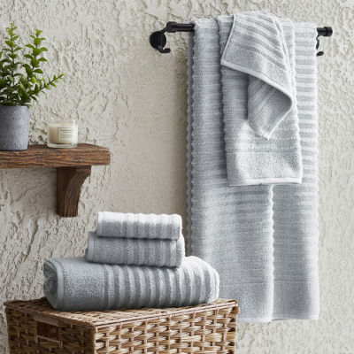 Linery Ribbed Cotton 6-pc. Quick Dry Bath Towel Set