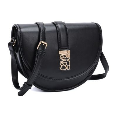 Cavalli Class Marina Saddle Flap Crossbody Bag