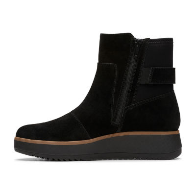 Clarks Womens Zylah Rose Wedge Ankle Boots