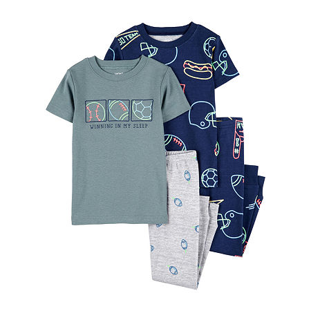 Carter's Baby Boys 4-pc. Pajama Set, 12 Months, Blue