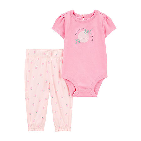 Carter's Baby Girls 2-pc. Pant Set, 24 Months, Pink