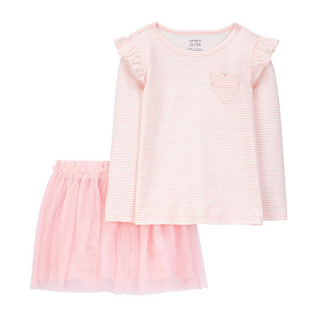 Carter's Toddler Girls 2-pc. Skirt Set, 3t, Pink