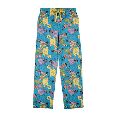Sesame Street Mens Fleece 1 Pair Pajama Pants