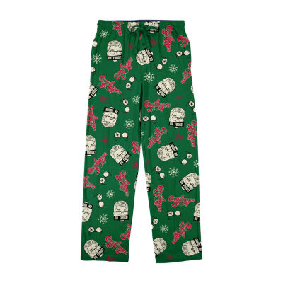 Christmas Story Mens Fleece Pair Pajama Pants, Color: Green