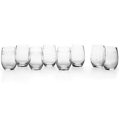 Mikasa® Cheers Set of 8 Stemless Wine Glasses