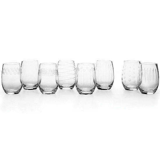 Mikasa® Cheers Set of 8 Stemless Wine Glasses