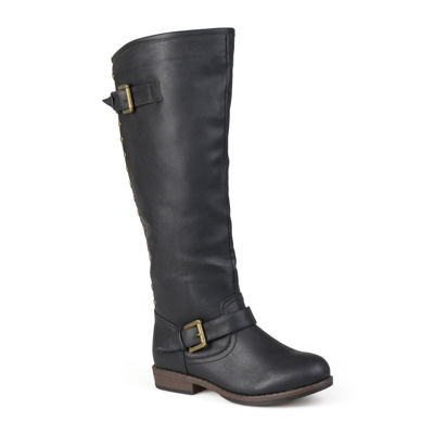 Journee Collection Spokane Studded Riding Boots-JCPenney