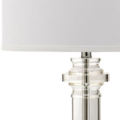 Safavieh Nina Column Crystal Table Lamp