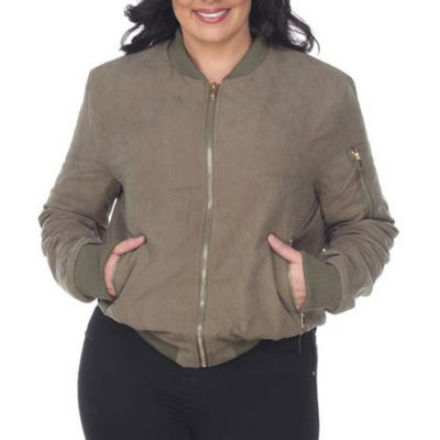 White Mark Bomber Jacket Plus JCPenney