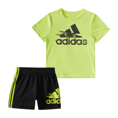 adidas Baby Boys 2pc. Short Set