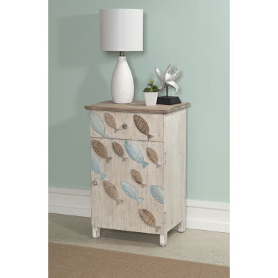 Linon Suthon Living Room Collection 1-Drawer End Table