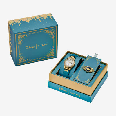 Citizen Jasmine Womens Blue Leather 2-pc. Watch Boxed Set Ga1072