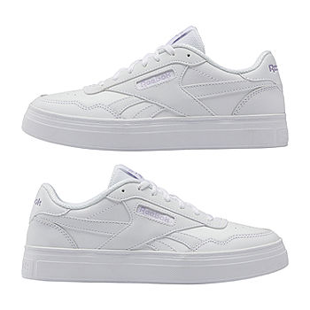 Reebok Women's Court Advance Sneaker, White/Pure Grey/Hoops Blue