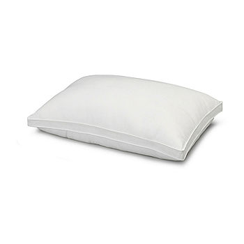 Set of 2 Lux Sateen Down Alternative King Size Firm Pillows