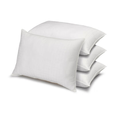 Ella Jayne 100% Cotton Dobby-Box Shell Soft Stomach Sleeper Down Alternative Pillow, Set of 4