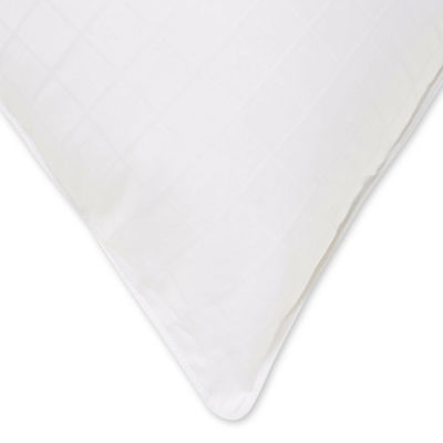 Ella Jayne 100% Cotton Dobby-Box Shell Firm Back/Side Sleeper Down Alternative Pillow, Set of 2