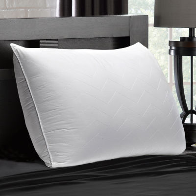 Ella Jayne Cotton Chevron Quilted Shell Soft Down Alternative Stomach Sleeper Pillow