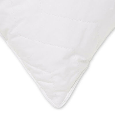 Ella Jayne Cotton Chevron Quilted Shell Soft Down Alternative Stomach Sleeper Pillow