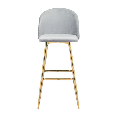 Cozy Upholstered Bar Stool, Color Gray JCPenney
