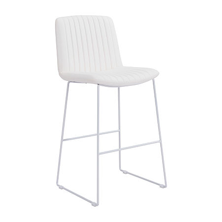 Mode 2-pc. Upholstered Bar Stool, One Size, White