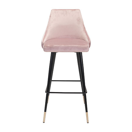 Piccolo Upholstered Bar Stool, One Size, Pink