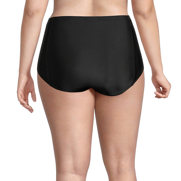 Xersion Womens High Waist Bikini Swimsuit Bottom Plus