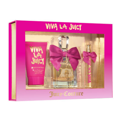 Juicy Couture Viva La Juicy Eau De Parfum 3.4 Oz 3-Pc Gift Set ($158 Value)