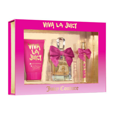 Juicy Couture Viva La Juicy 1.7 Oz Eau De Parfum 3-Pc Gift Set ($138 Value)