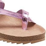 Thereabouts Noma Little & Big  Girls Footbed Sandals
